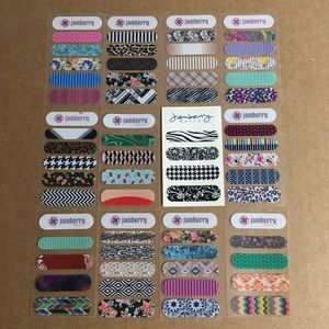 Jamberry Retired Sample Sheets Lot 112 Accents